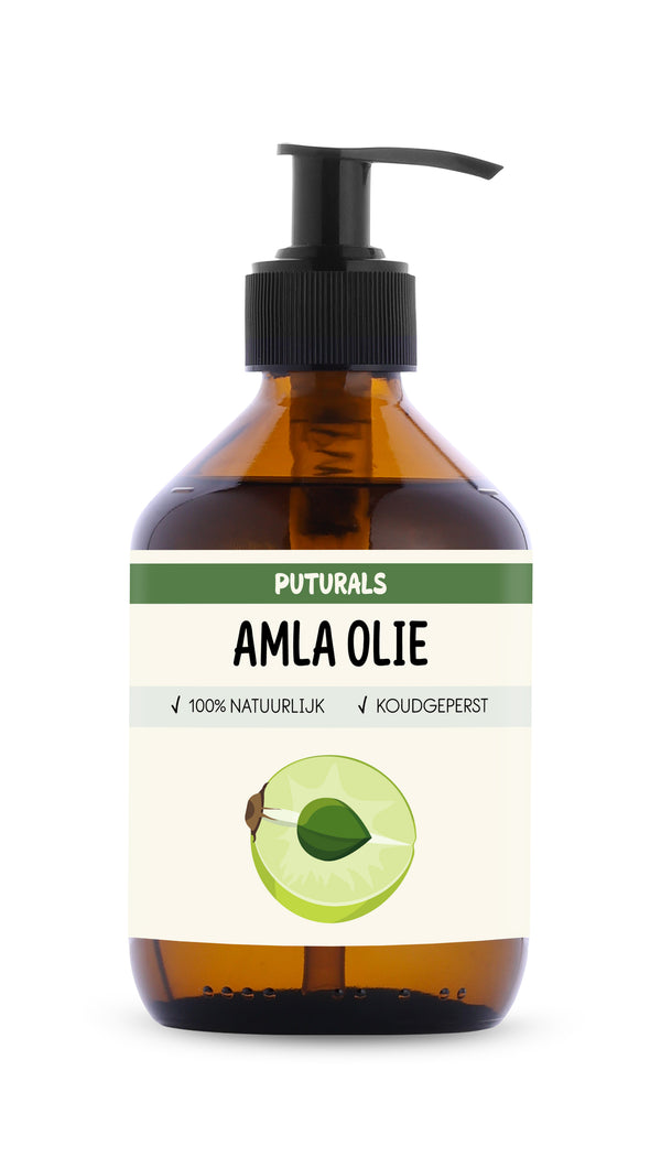 Amla Olie 100% Puur & Koudgeperst - Voorkant - 300ml