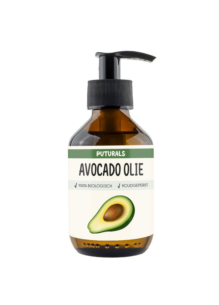 Avocado Olie 100% Biologisch & Koudgeperst