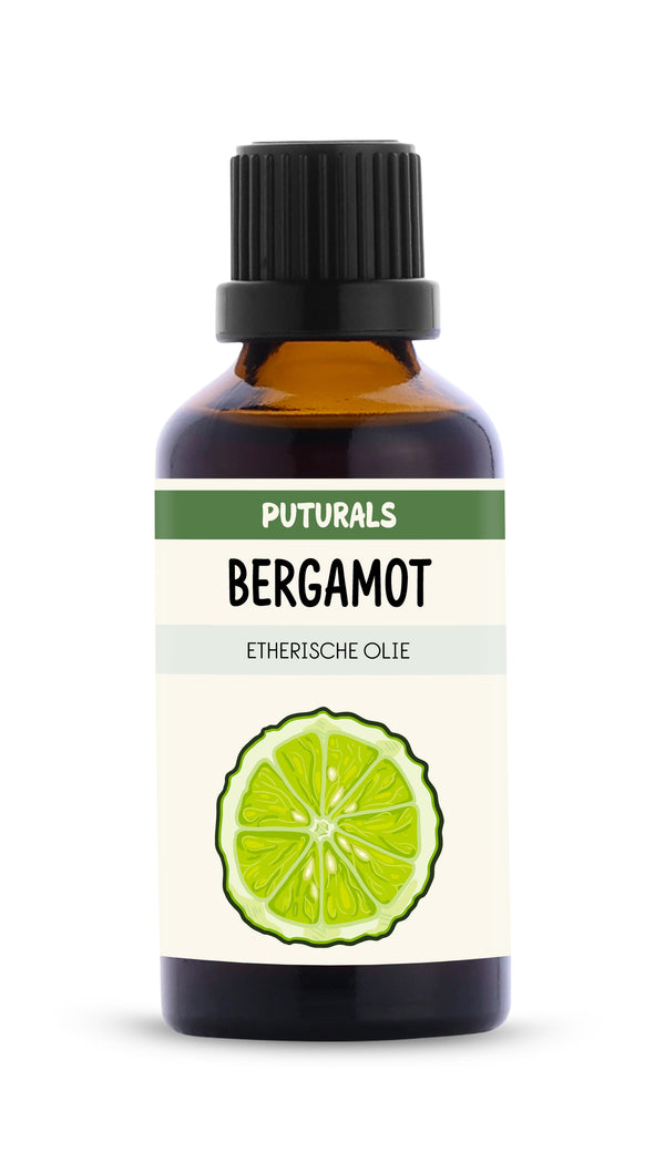 Bergamot Etherische Olie 100% Biologisch & Puur - 50ml - Voorkant