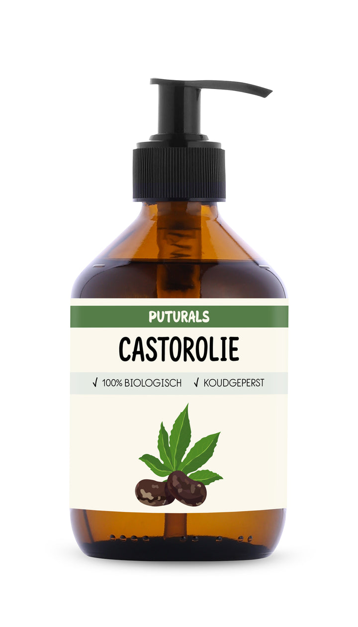 Castor Olie 100% Biologisch & Koudgeperst - 300ml - Voorkant