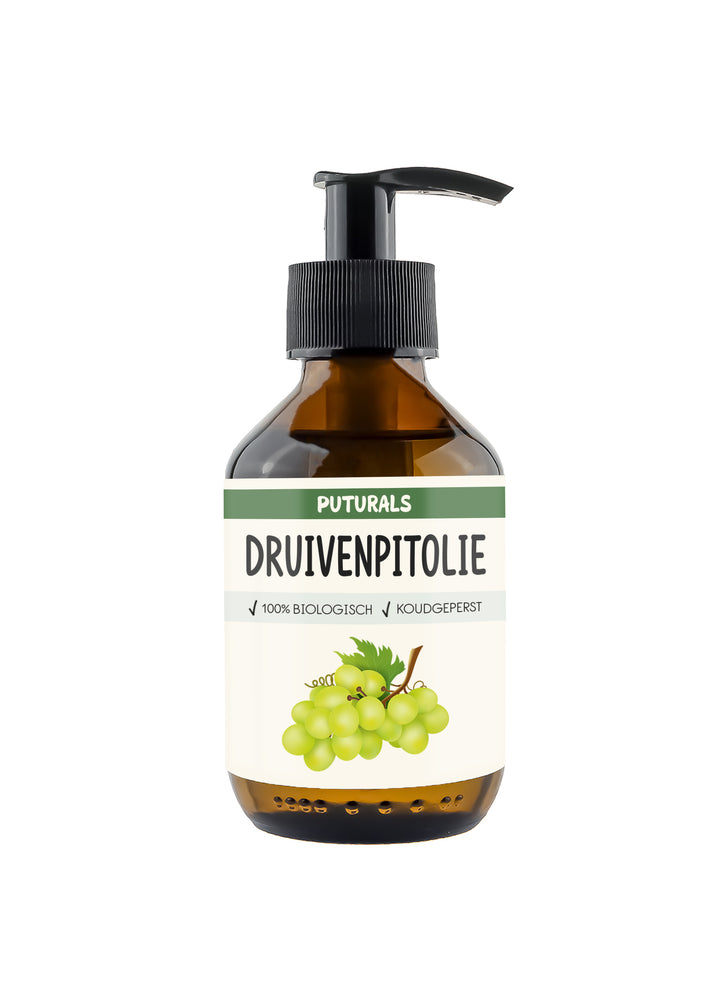 Druivenpitolie 100% Biologisch & Koudgeperst