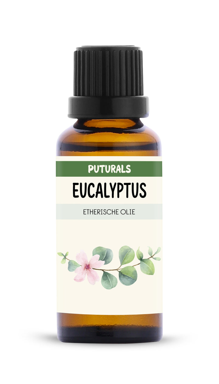 Eucalyptus Etherische Olie 100% Biologisch & Puur - 30ml - Voorkant