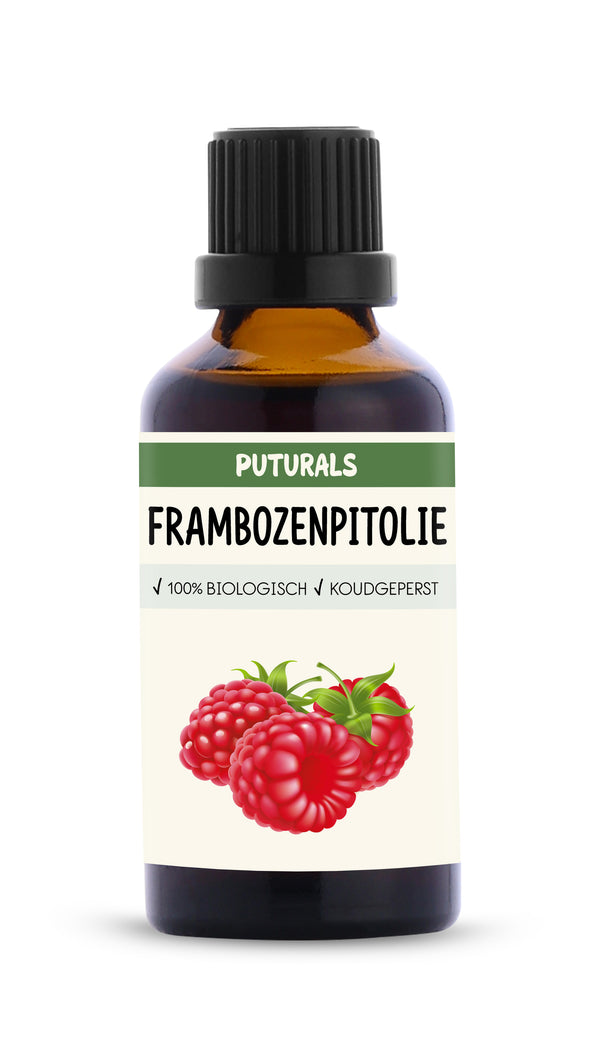 Frambozenpitolie 100% Biologisch & Koudgeperst - 50ml - Voorkant