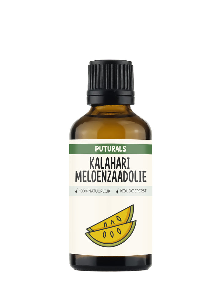 Kalahari Meloenzaadolie 100% Natuurlijk & Puur 50ml - Voorkant