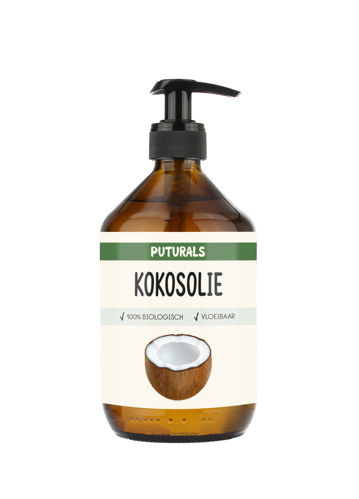 Kokosolie Vloeibaar 100% Biologisch & Koudgeperst