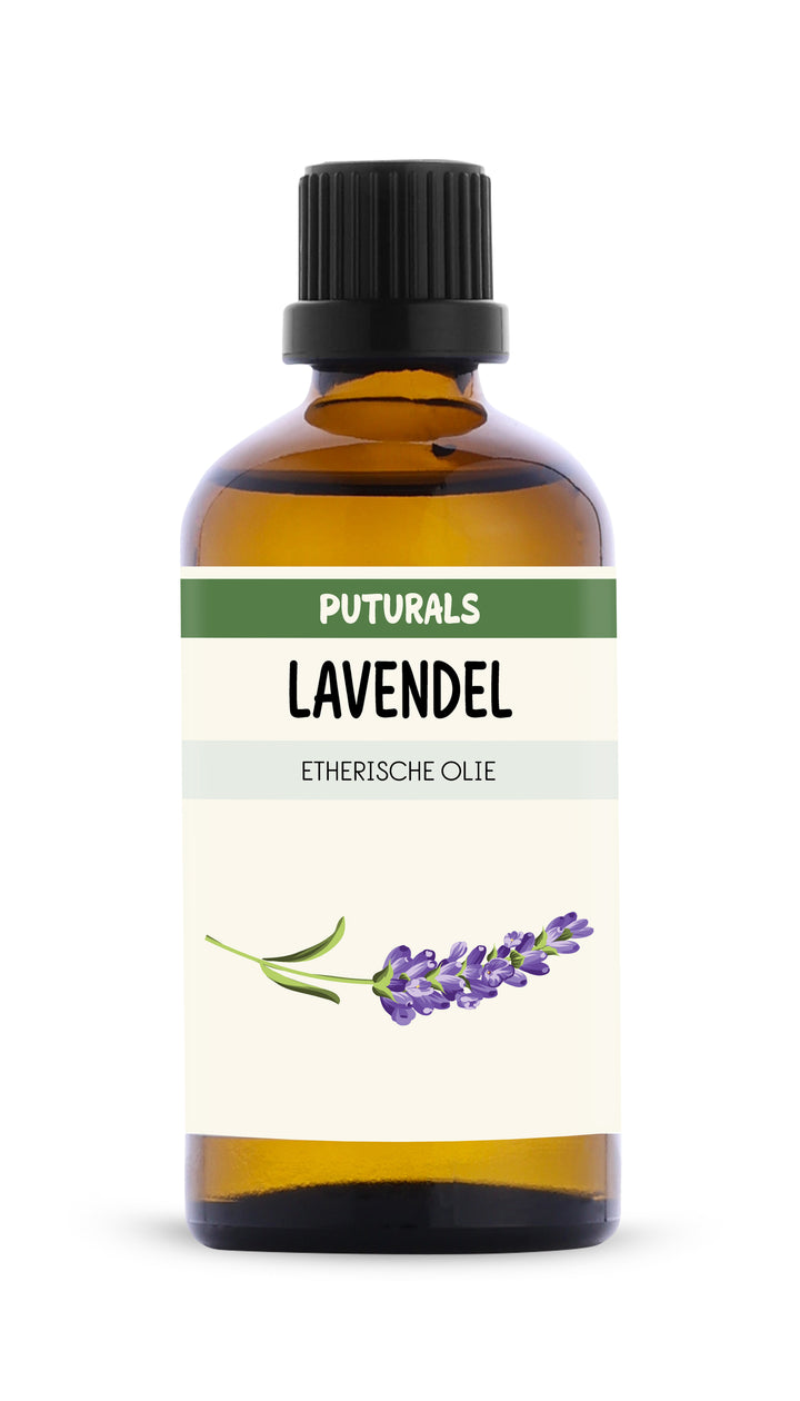 Lavendel Etherische Olie 100% Biologisch & Puur - 100ml - Voorkant