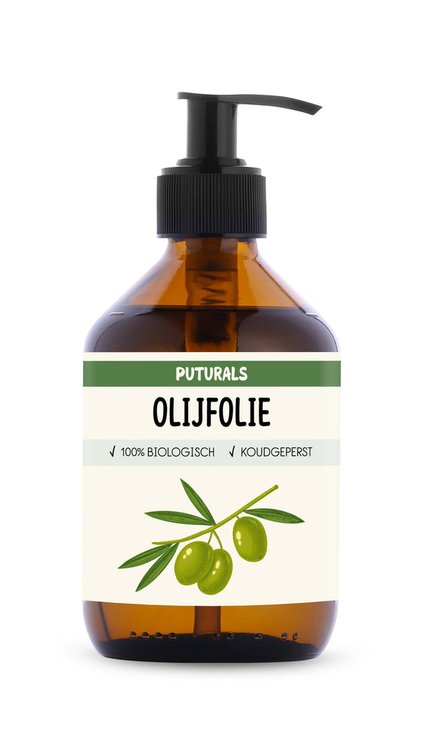 Olijfolie 100% Biologisch & Koudgeperst - Voorkant - 300ml