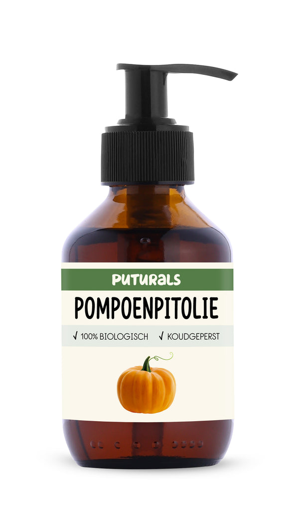 Pompoenpitolie 100% Biologisch & Koudgeperst - Voorkant - 150ml