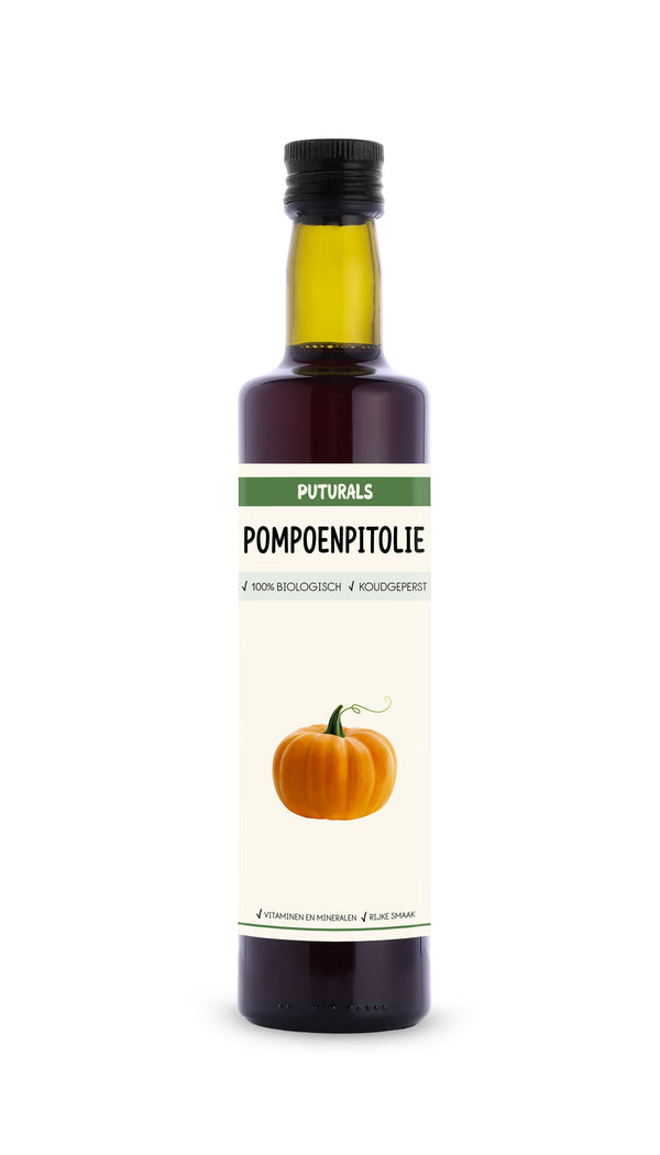 Pompoenpitolie 100% Biologisch & Puur - 500ml - Voorkant