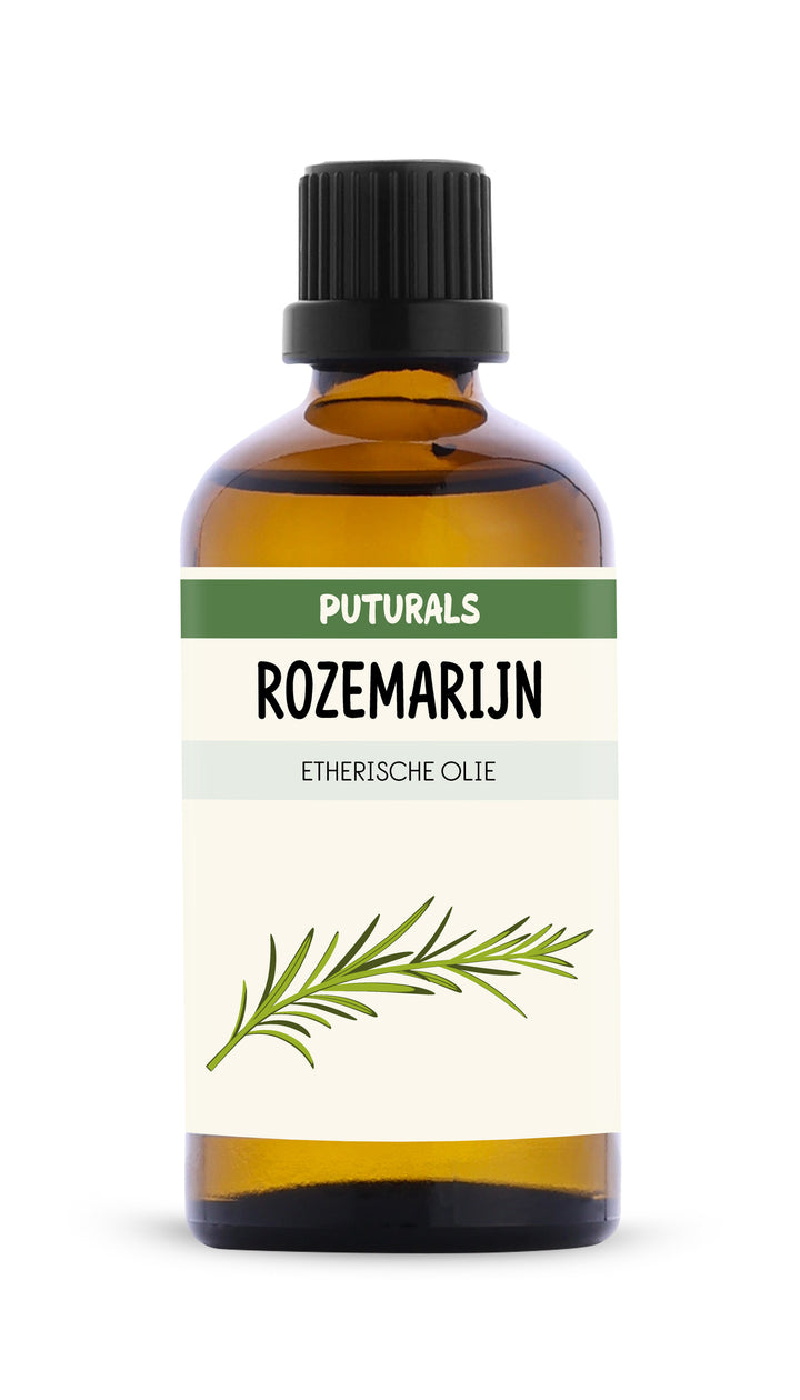 Rozemarijn Etherische Olie 100% Biologisch & Puur - 100ml - Voorkant