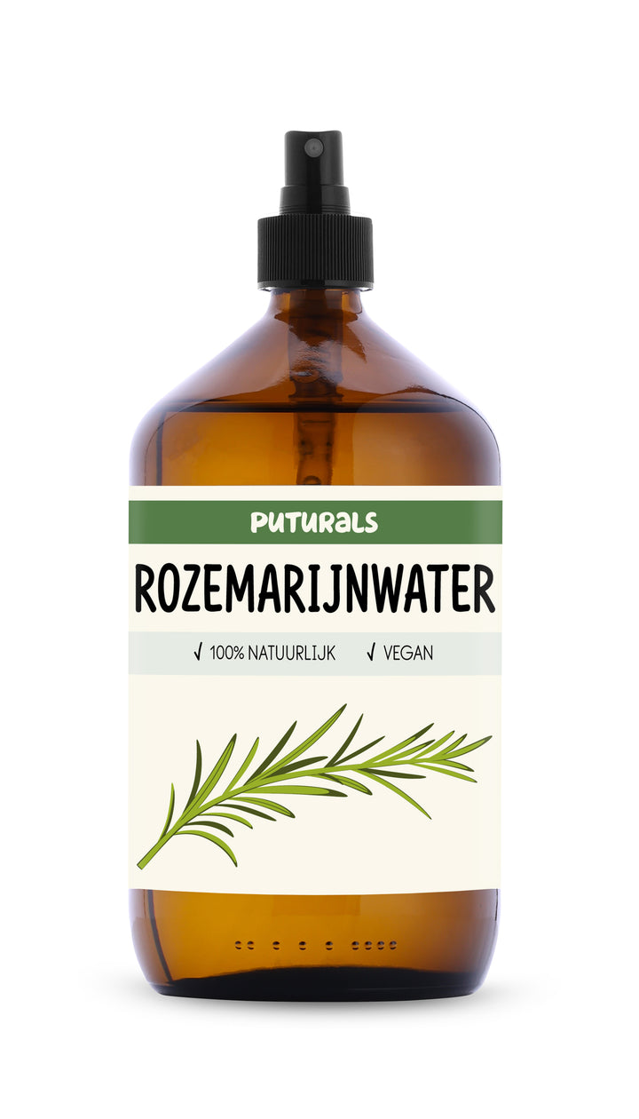 Rozemarijnwater 100% Natuurlijk & Puur - 1000ml - Voorkant