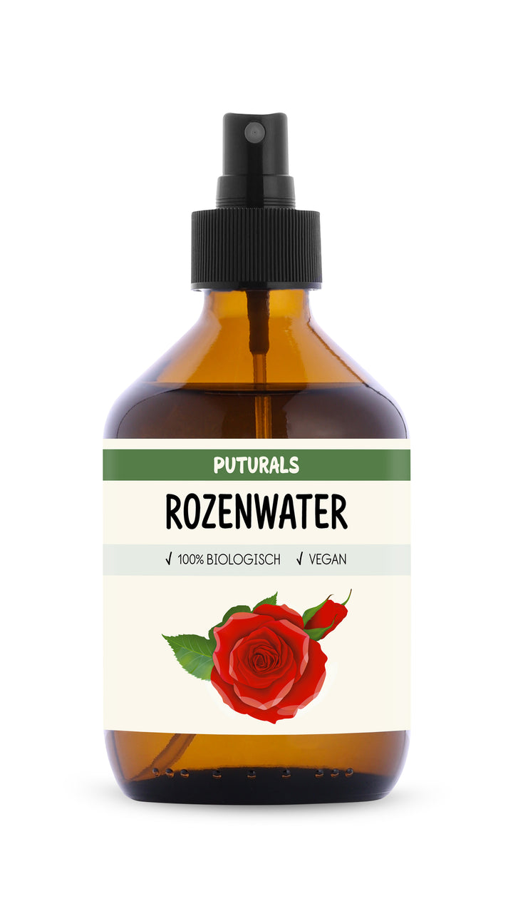 Rozenwater 100% Biologisch & Puur - 300ml - Voorkant