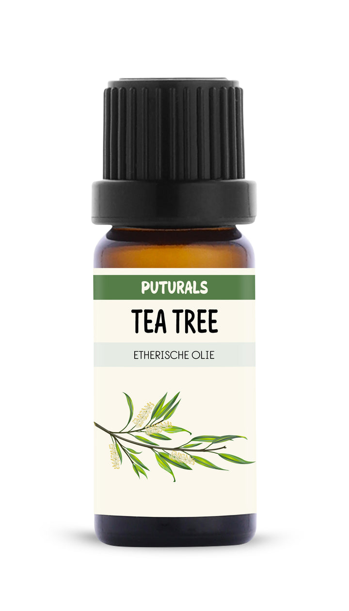 Tea Tree Etherische Olie 100% Biologisch & Puur - 10ml - Voorkant