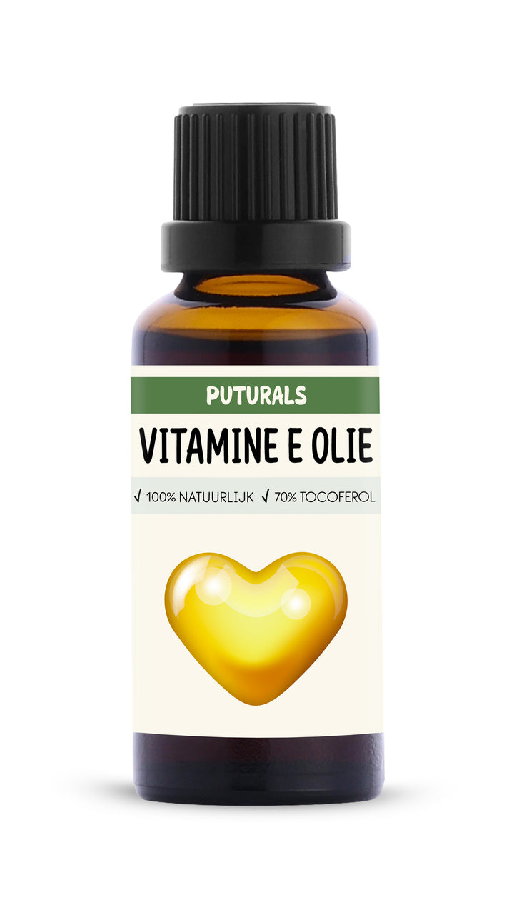 Vitamine E Olie 100% Natuurlijk & Puur - 30ml -Voorkant