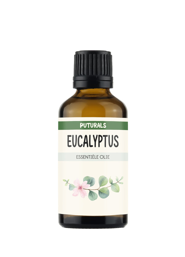 Eucalyptus Etherische Olie 100% Biologisch & Puur - 50ml - Voorkant